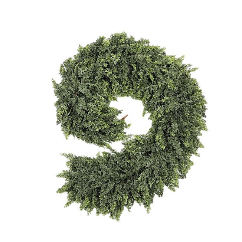 Artificial Realistic Faux Greenery Garland for Christmas Cedar Garland,