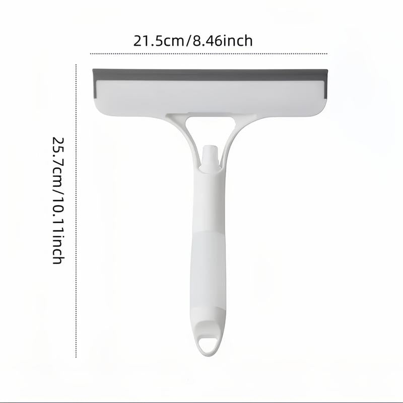 3 in 1 Window Cleaning Scraper, Squeegee and Scrubber with Spray, Multifunctional Household Cleaning Tool, Car Windshield Cleaner,Lightweight Silicone Microfiber Wipe