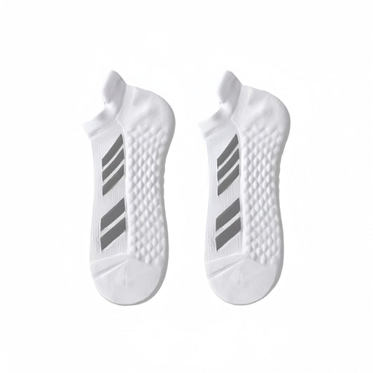 Athletic Running Ankle Socks, Low Cut Cushioned Anti-Blister Tab Sports Socks Men Women