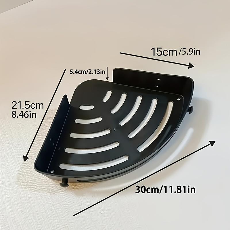 3-Pack Triangle Shower Caddy | No-Drill Wall Mount Bathroom Organizer