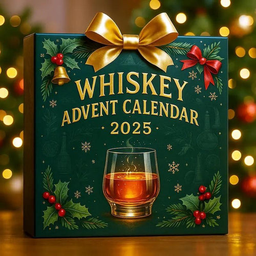2025 Whiskey Gift Calendar – 24-Day Festive Display Box, No Power Needed